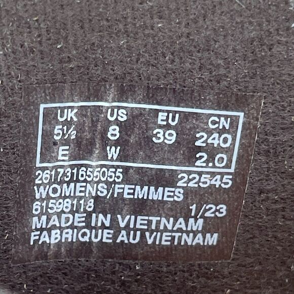 Clarks Women's Giselle Glow Nubuck Leather Wedge Sandals Black WIDE - Picture 8 of 9